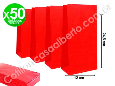 BOLSA C/FUELLE VERDE X 10