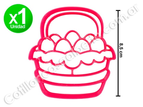 CORTANTE 3D CANASTA PASCUA