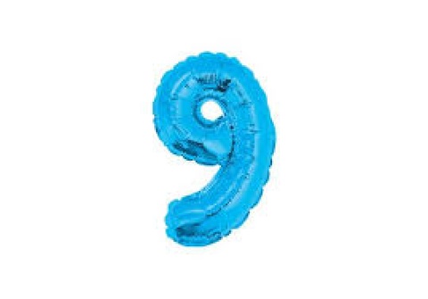 GLOBO 14 NUMERO CELESTE 9
