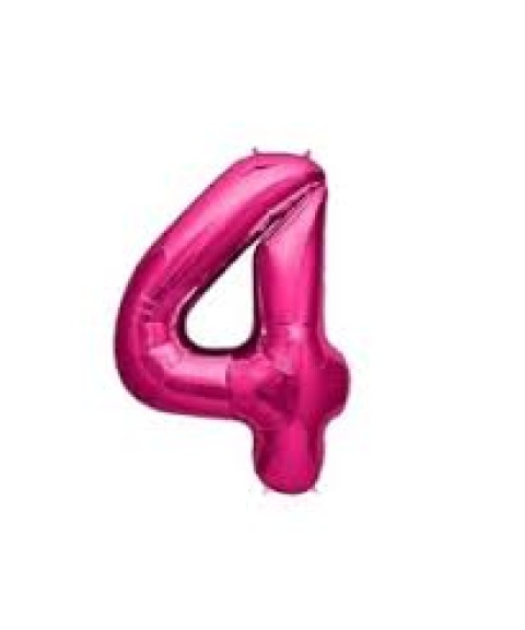 GLOBO 14 NUMERO FUCSIA 4