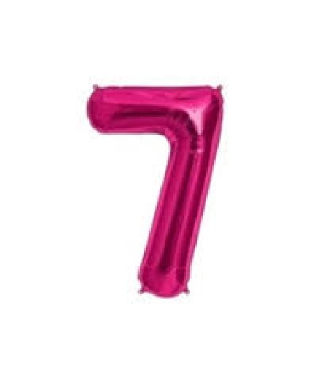 GLOBO 14 NUMERO FUCSIA 7