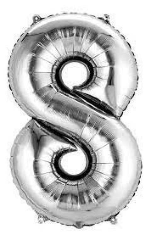 GLOBO 14 NUMERO PLATA 8