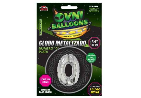 GLOBO 34 NUMERO PLATA 0