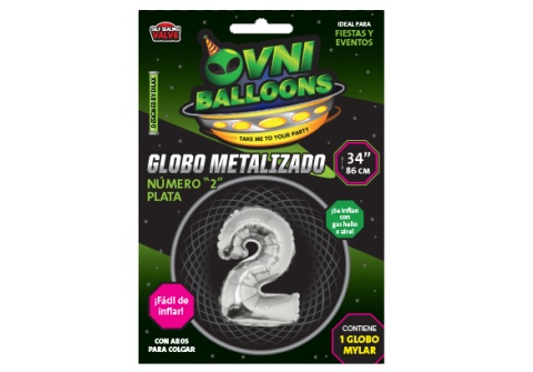 GLOBO 34 NUMERO PLATA 2