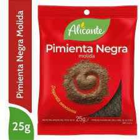 PIMIENTA NEGRA MOLIDA SIN TAC 25G
