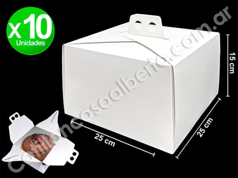 CAJA P/TORTA MULT BCA 25X25X15   (56111)