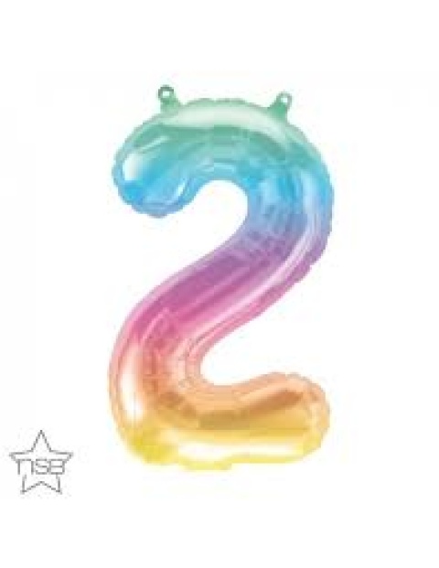 GLOBO 14 NUMERO ARCOIRIS 2