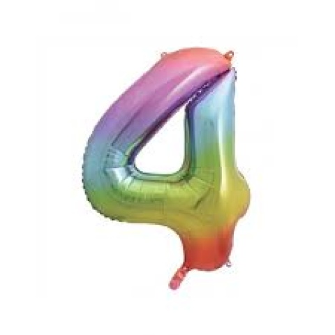 GLOBO 14 NUMERO ARCOIRIS 4