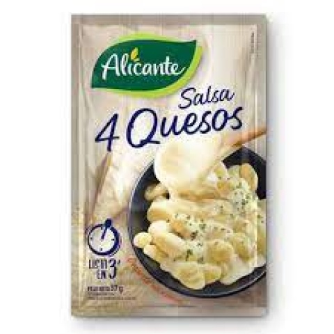SALSA 4 QUESOS X 37 GR.