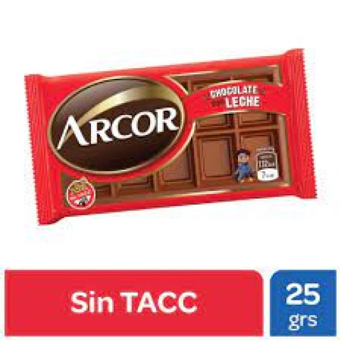 CHOCOLATE CELOFAN LECHE  25GRS X UNIDAD