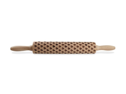 PALO DE AMASAR 25CM CORAZON/EST