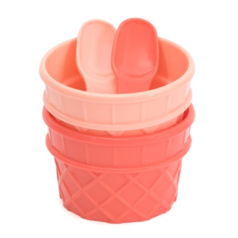 COMPOTERA MELAMINA DE HELADO SET X 2