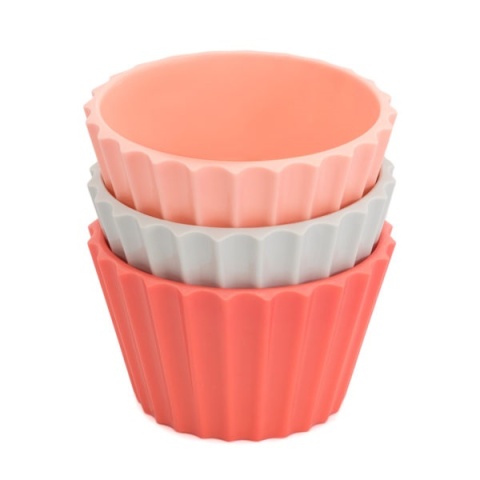 BOWL MELAMINA FACETADO SET X 3