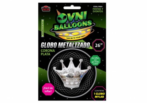 GLOBO 26 CORONA PLATA