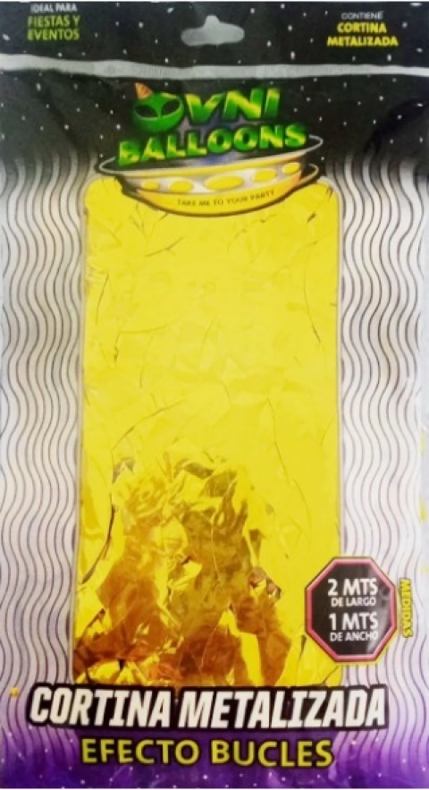 CORTINA ONDULADA ORO