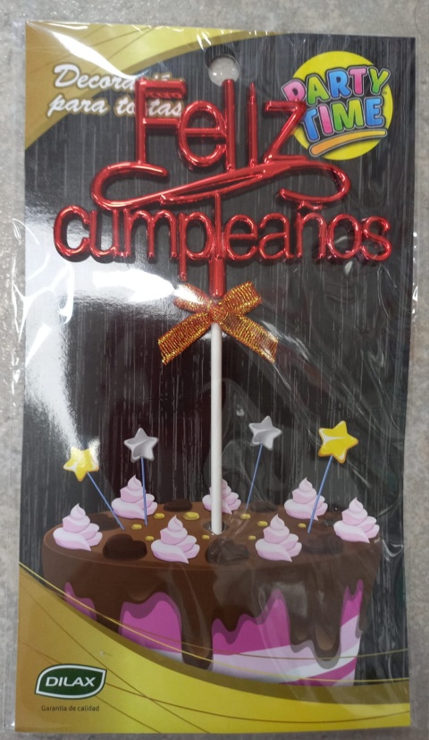 PINCHE F/CUMPLE ROJO P.TIME