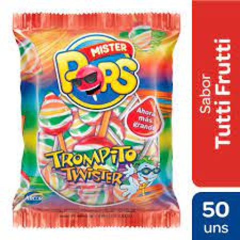 CHUPETIN TROMPITO T. FRUTI X 50