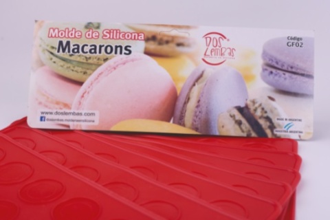 PLANCHA SILICONA MACARONES