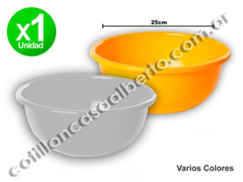 BOWL PLASTICO 25 CM