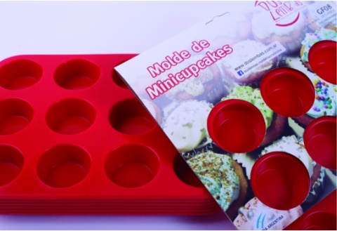 MOLDE SIL MINI CUPCAKE 12C