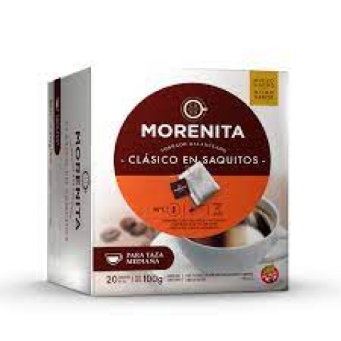 CAFE INTENSO MORENITA SAQUITOS 20 X 5G