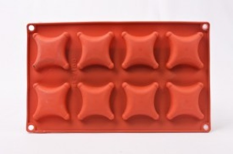MOLDE ROJO SIL 8 PICO