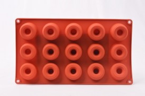 MOLDE ROJO SIL 15 MINI DONA