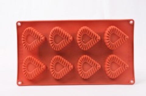 MOLDE ROJO SIL 8 GOTA