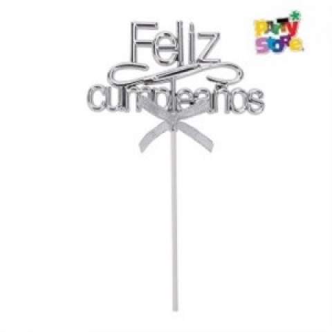 PINCHE F/CUMPLE PLATEADO