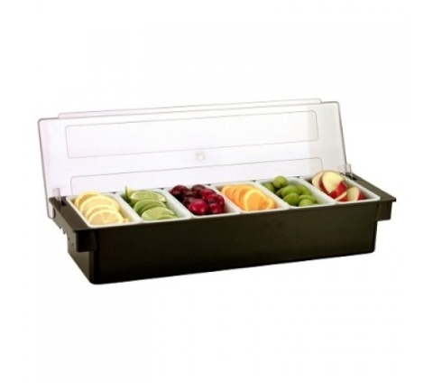 CAJA PORTA CONDIMENTOS 6 DIVISIONES