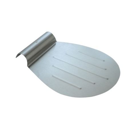 PALA ESPATULA REDONDA ACERO INOX.