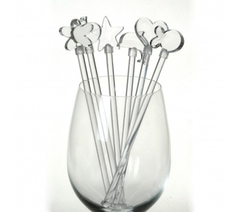 SET AGITADORES CRISTAL X 6 UNI.