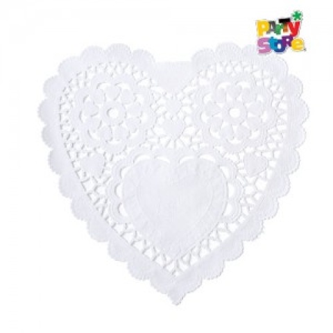 BLONDA CORAZON BLANCA 25cm x 12un.