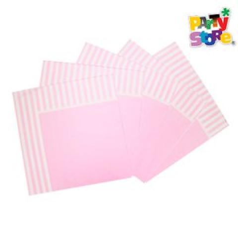 SERVILLETA PAPEL PERLADA ROSA X 12