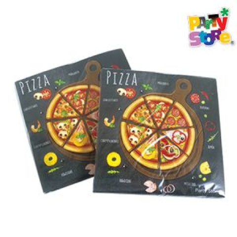SERVILLETA PAPEL PIZZA X 20