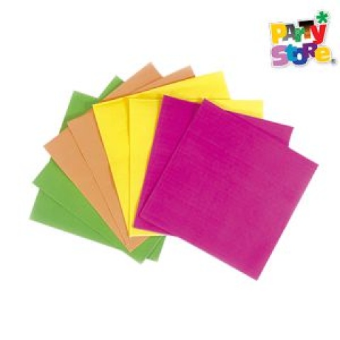 SERVILLETA PAPEL FLUO X 20