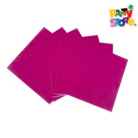 SERVILLETA PAPEL LISA FUCSIA X 20