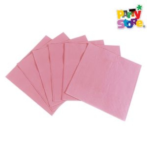SERVILLETA PAPEL LISA ROSA X 20
