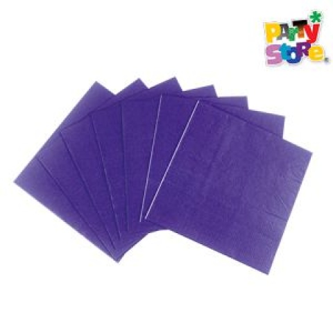 SERVILLETA PAPEL LISA VIOLETA X 20
