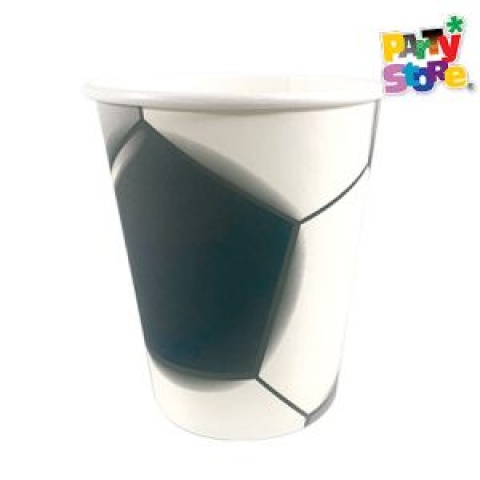 VASO POLIPAPEL FOOTBALL X 6