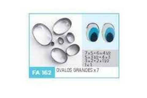 CORTANTE MET OVALOS GRANDES X 7