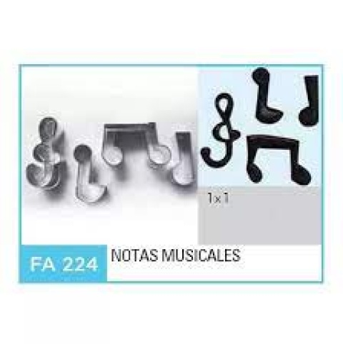 CORTANTE NOTAS MUSICALES X 4