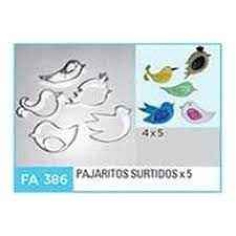 CORTANTE MET PAJARITOS X 5