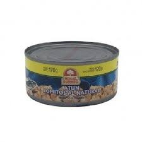 ATUN EN LOMITO AL NATURAL OR ECUADOR X 170G (COD.109)
