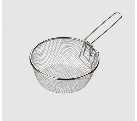 CANASTO FREIDOR REDONDO CON MANGO REBATIBLE 22CM