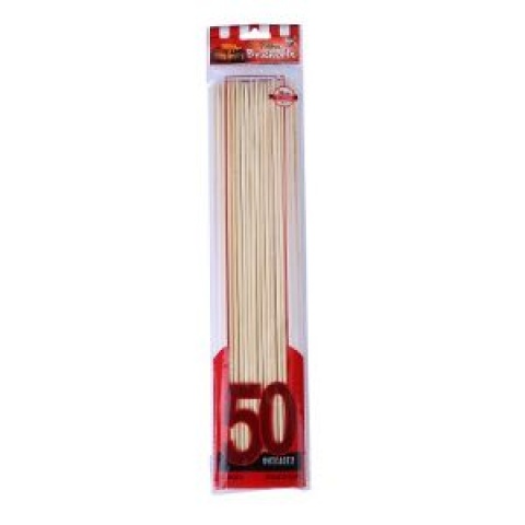 PALITO BROCHETTE 30CM X 50 UNI ROJO