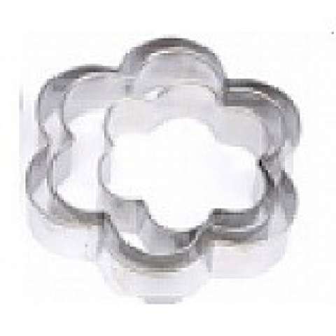 MOLDE ACERO FLOR SET X 3