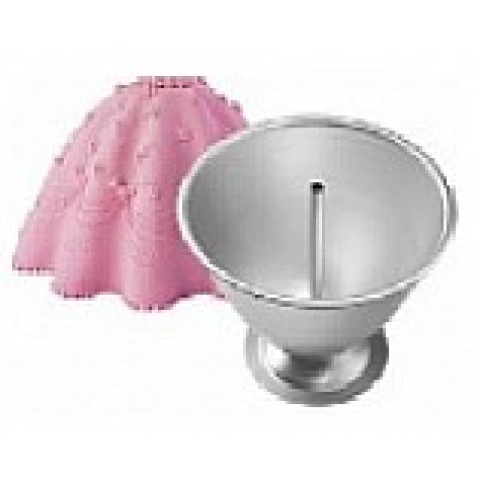 MOLDE ALU POLLERA C/MUÑECA GRANDE