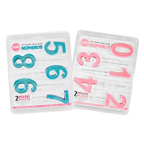 SET PLACAS NUMEROS DEL 0 AL 9