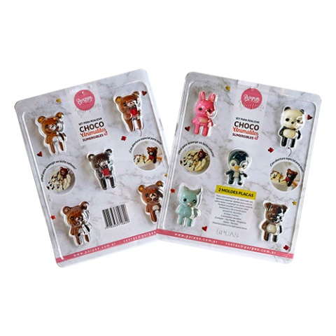 SET PLACAS CHOCO ANIMALITOS SUMERGIBLES